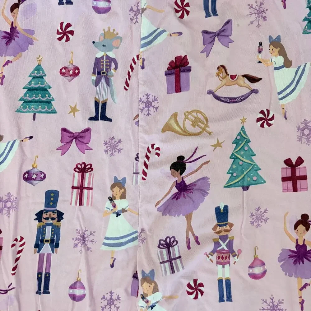 Little Sleepies Bamboo Nutcracker Purple Pajama Pants sz 16